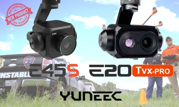 Yuneec lança 2 novas câmaras, a câmara termal E20TVX-Pro e a RGB E45S