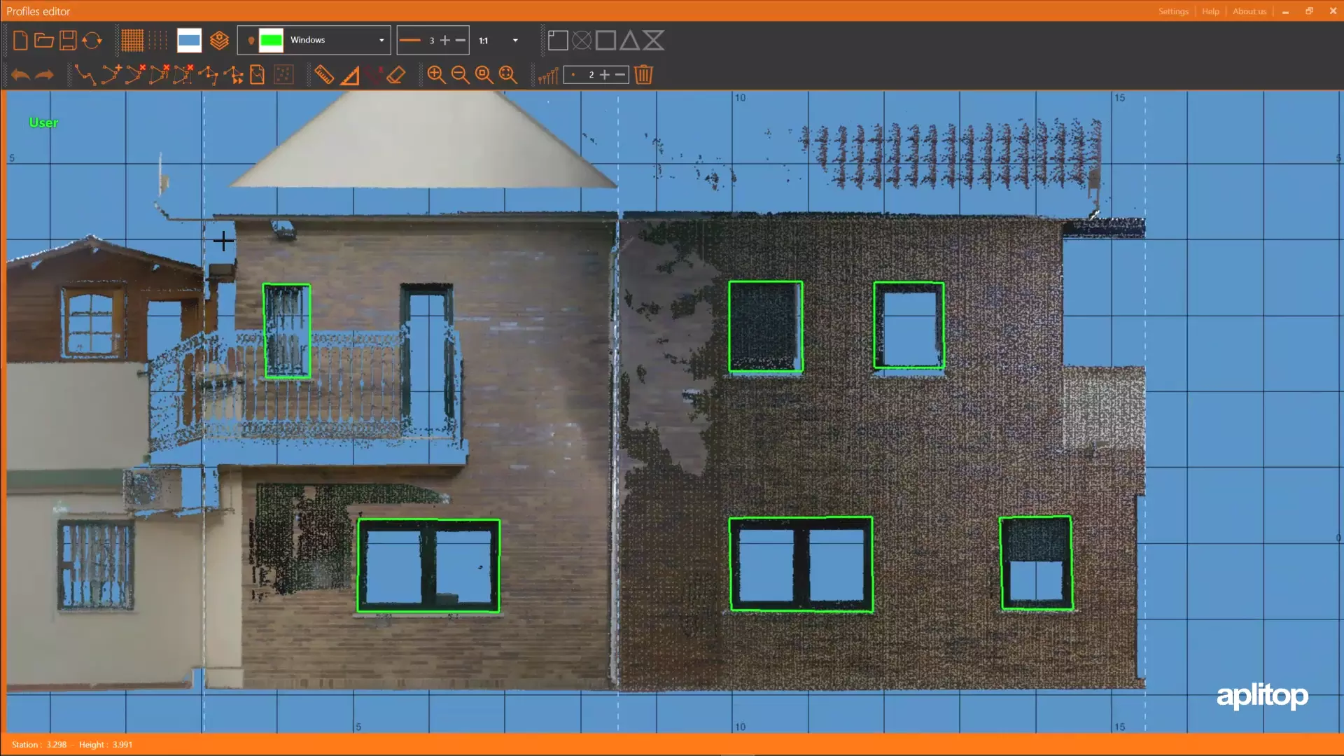 Aplitop tcpGPS PointCloud Editor - Imagen 2