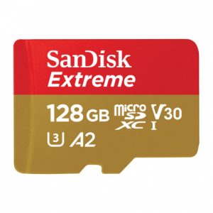 SanDisk Extreme UHS-I microSDXC C10 A2 128 GB