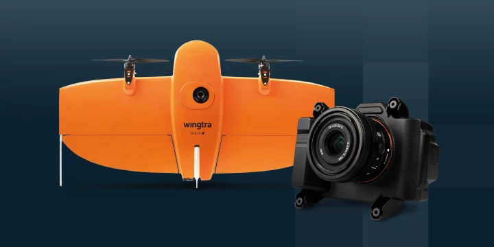 Wingtra lança a revolucionária câmera RGB61 para mapa aéreo de alta precisión