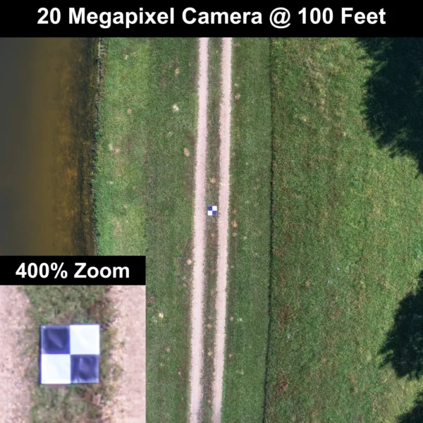 GCP Aerial Targets (Pack of 5 units) - Model E (60x60cm) - Imagen 4