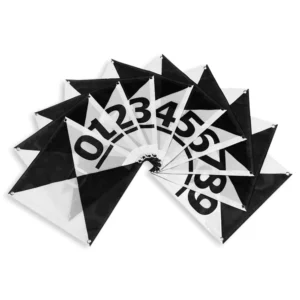 Alvos Aéreos GCP (Pacote 10 unidades) | Modelo P (60x60cm) | Numerado de 0 a 9