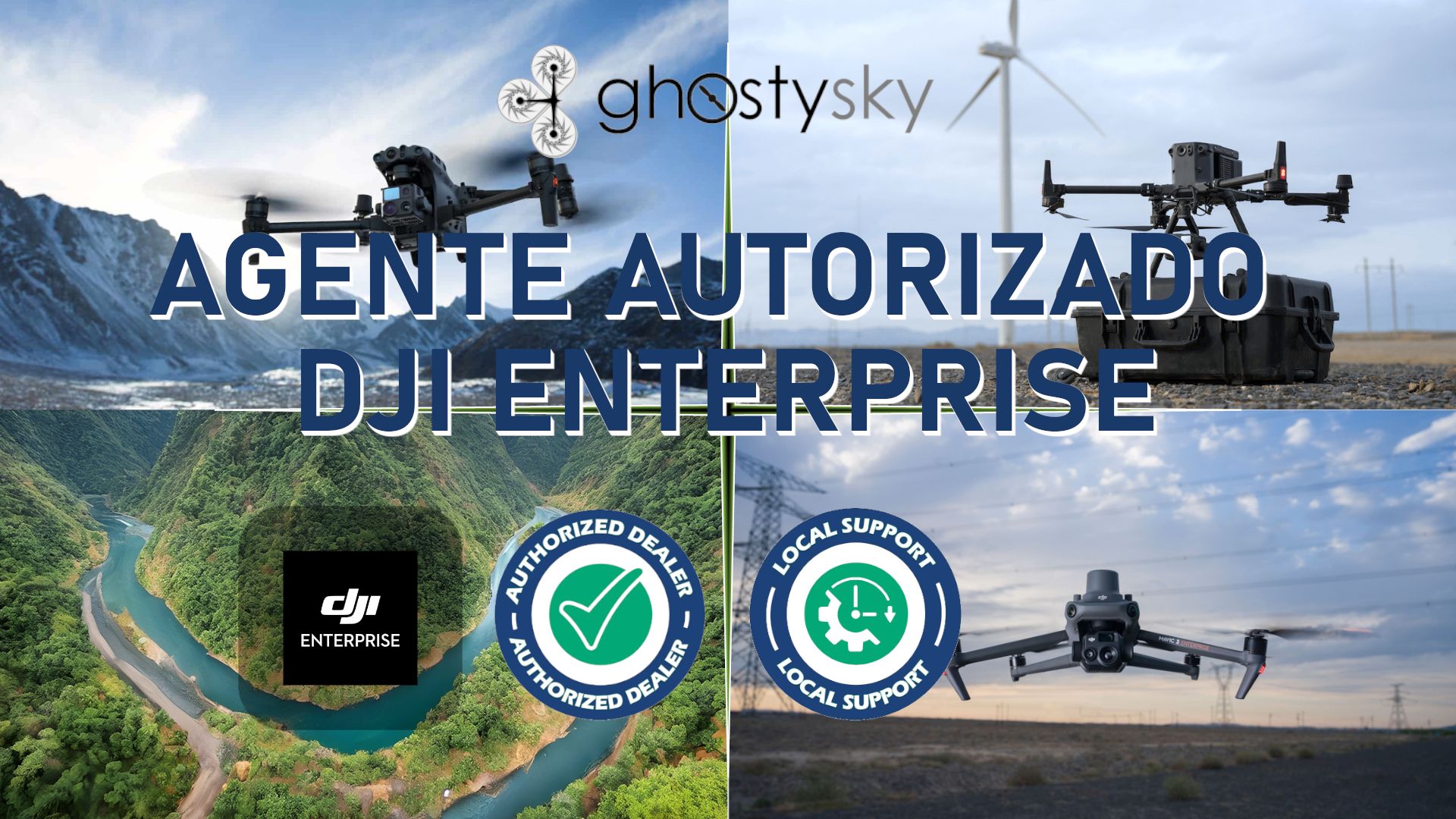 Ghostysky est le fournisseur autorisé de DJI Enterprise !